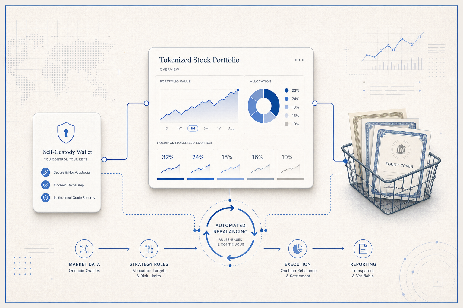 Bitwise is turning tokenized stocks into a wallet-native portfolio product