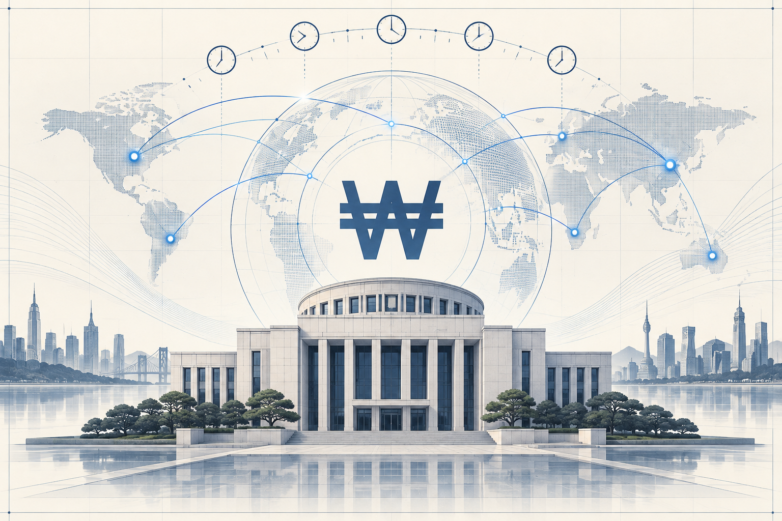 Bank of Korea Extends Won Settlement Toward 24-Hour Market Access