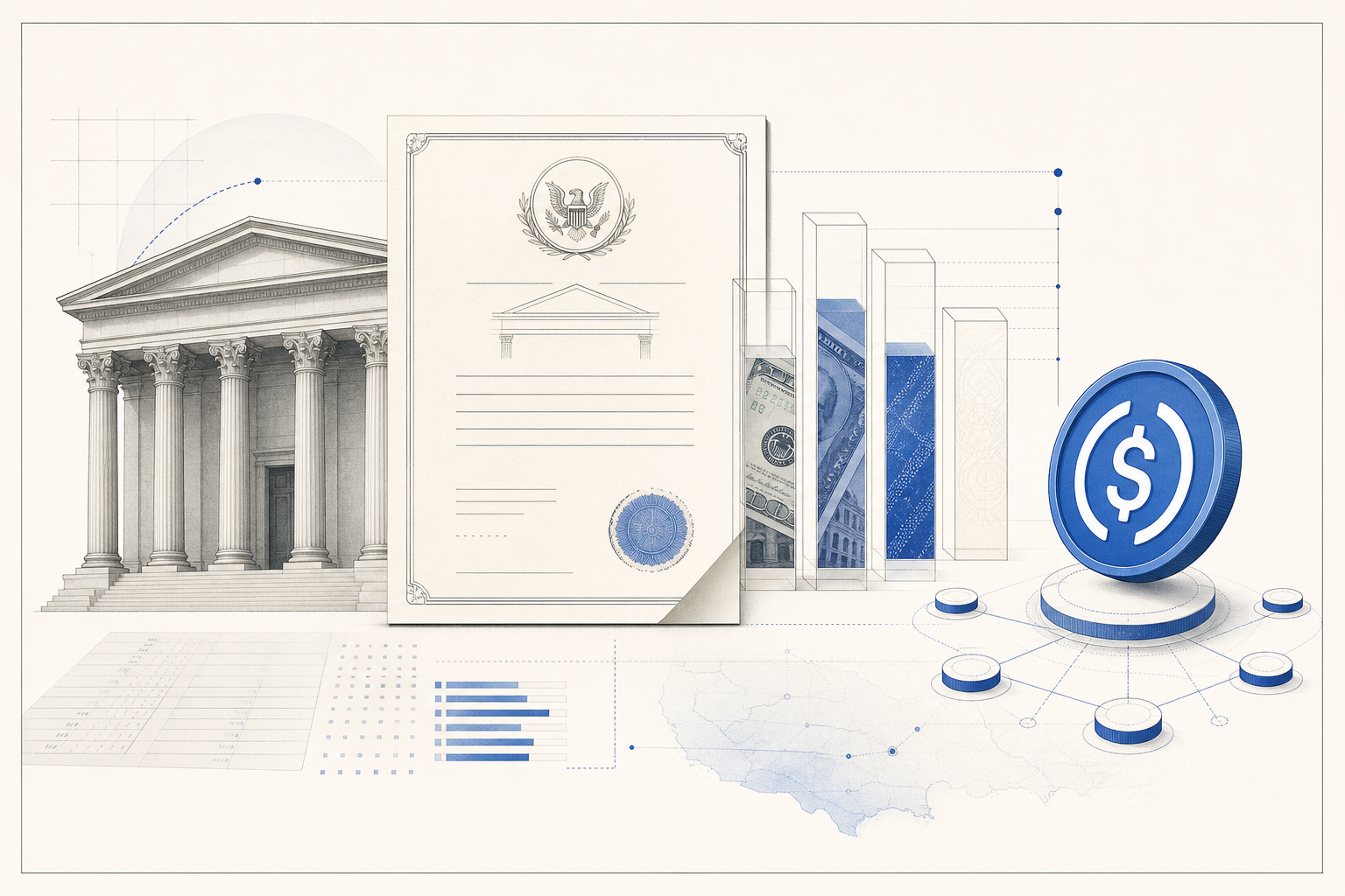 Circle's trust-bank approval strengthens USDC's regulatory wrapper, but growth still depends on distribution