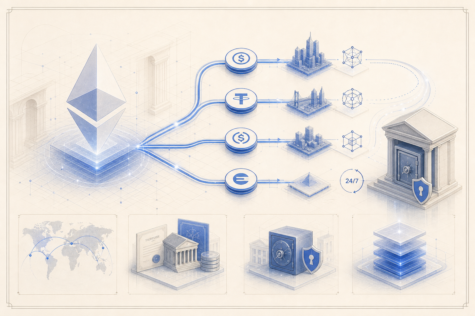 Ethereum’s selloff is no longer a clean read-through for the stablecoin economy