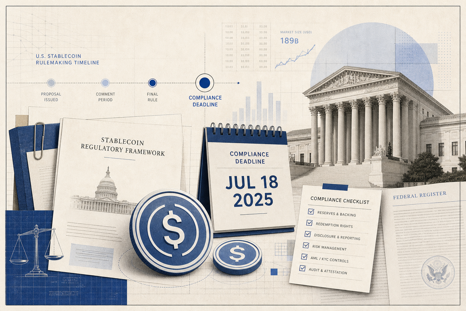 Stablecoin Rulebook Nears Its Effective Date as U.S. Agencies Slip Past the GENIUS Act Deadline