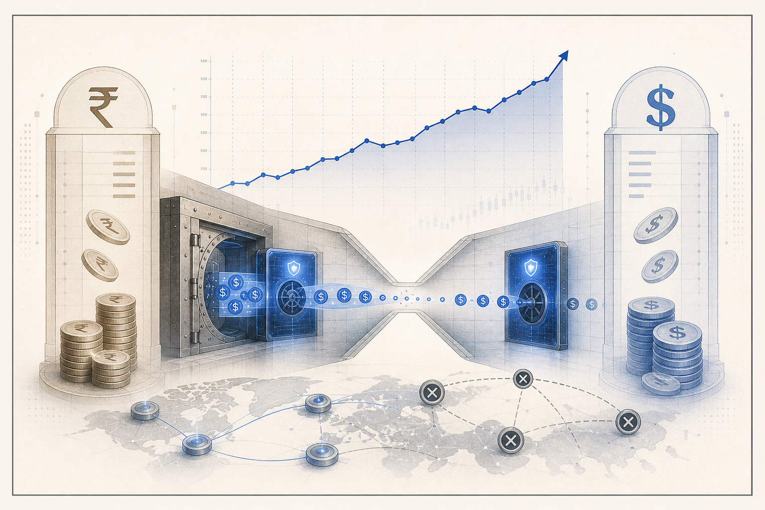 India’s USDT premium widens as FEMA enforcement disrupts stablecoin remittance rails