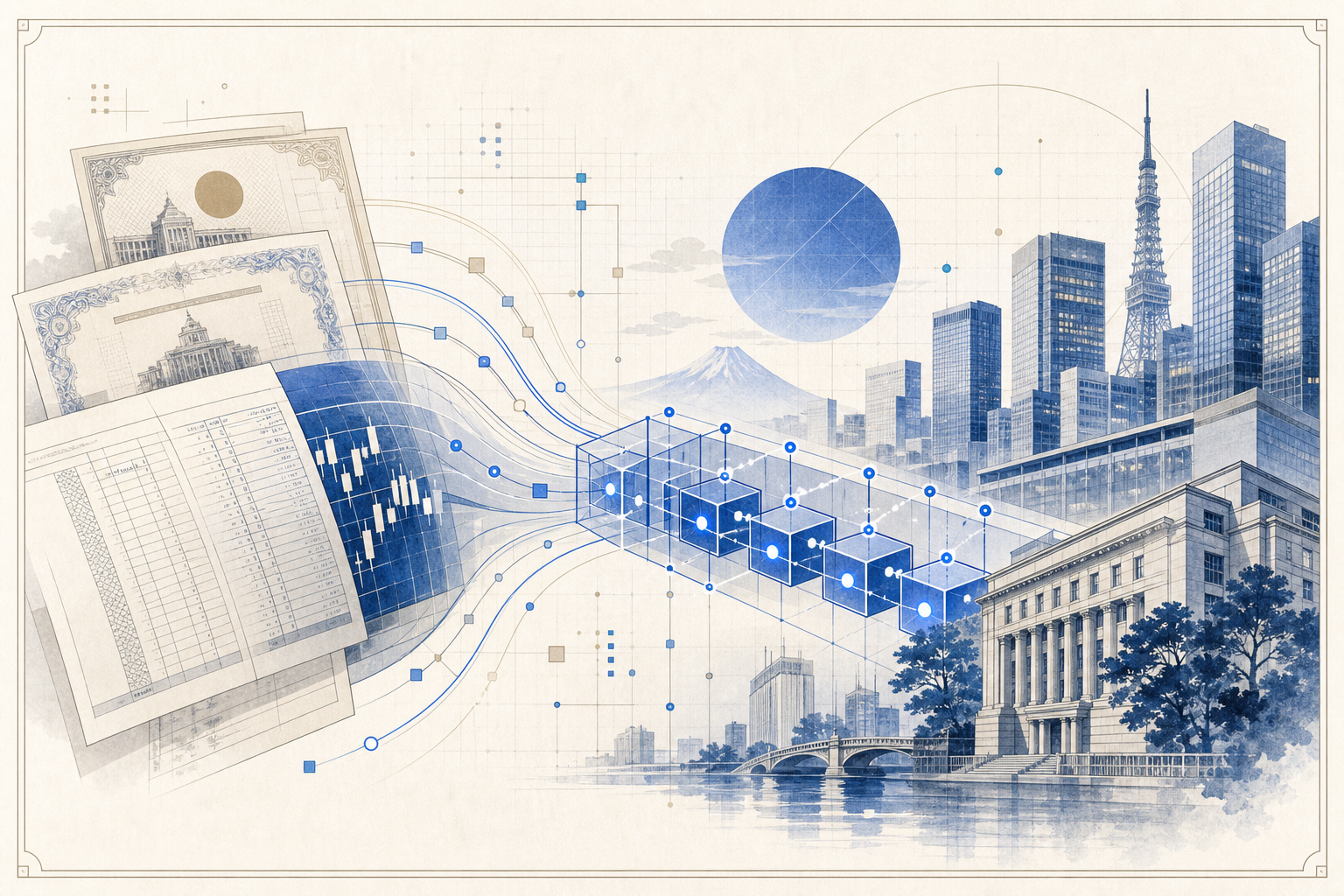 Japan opens a path toward blockchain cash settlement for stocks and sovereign bonds