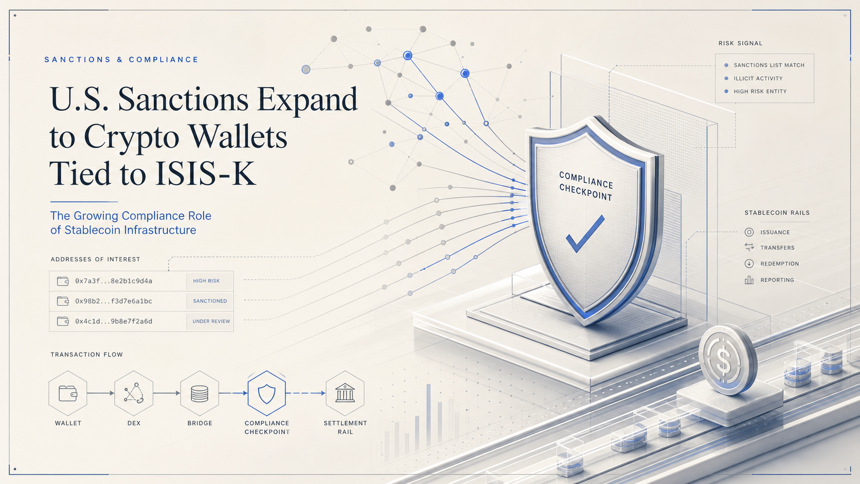 OFAC’s ISIS-K wallet sweep puts stablecoin compliance deeper into the enforcement stack