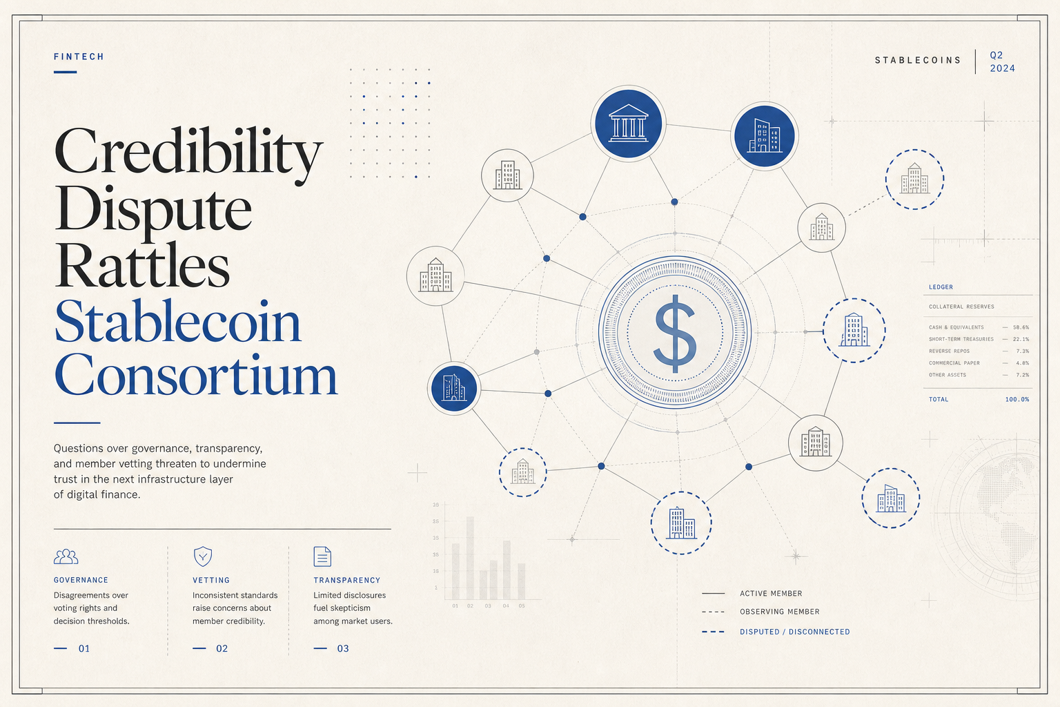 Open USD faces early governance test after several named consortium members distance themselves