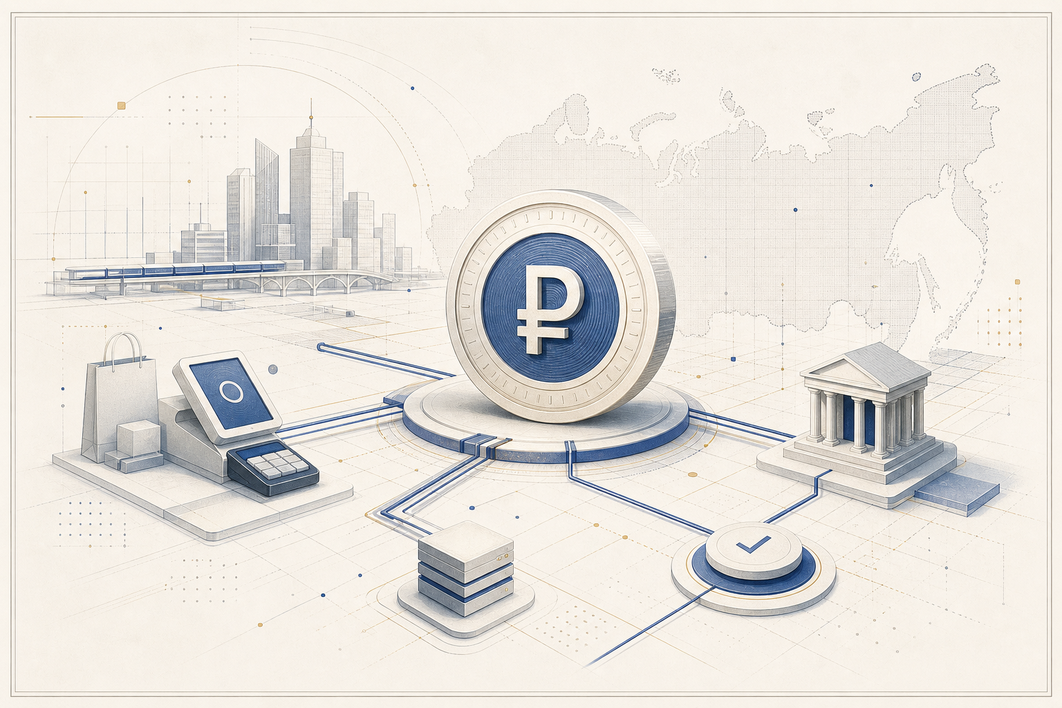 Russia sets September start for digital ruble acceptance across major banks and large merchants