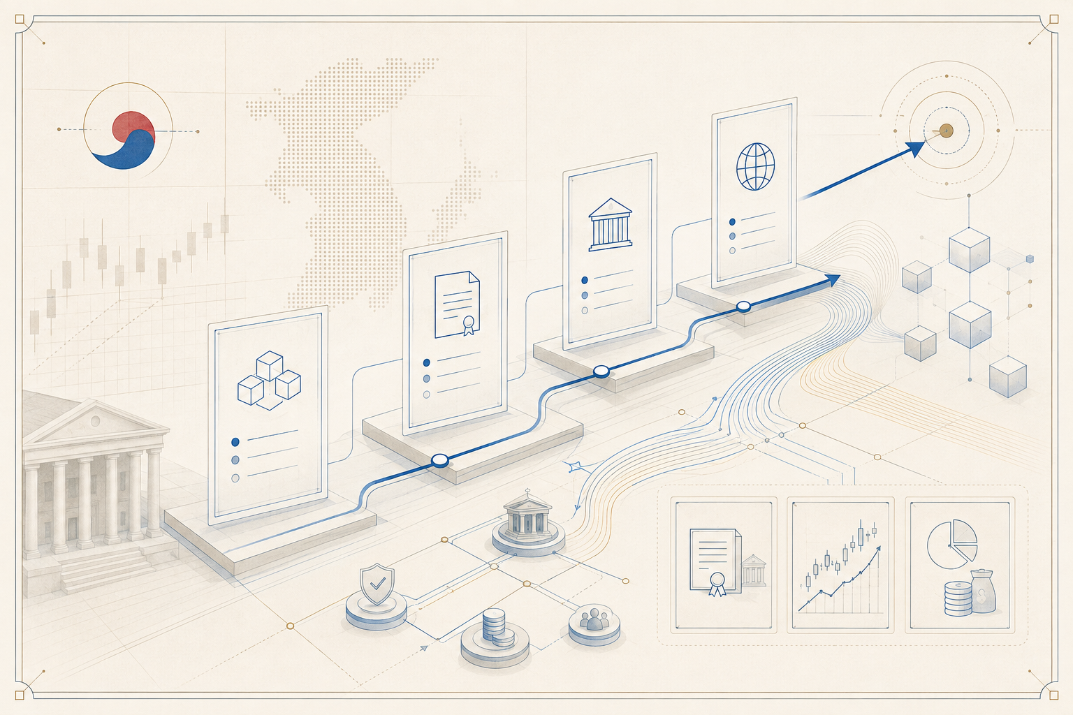 South Korea maps a three-stage route from tokenized funds and bonds to onchain securities settlement