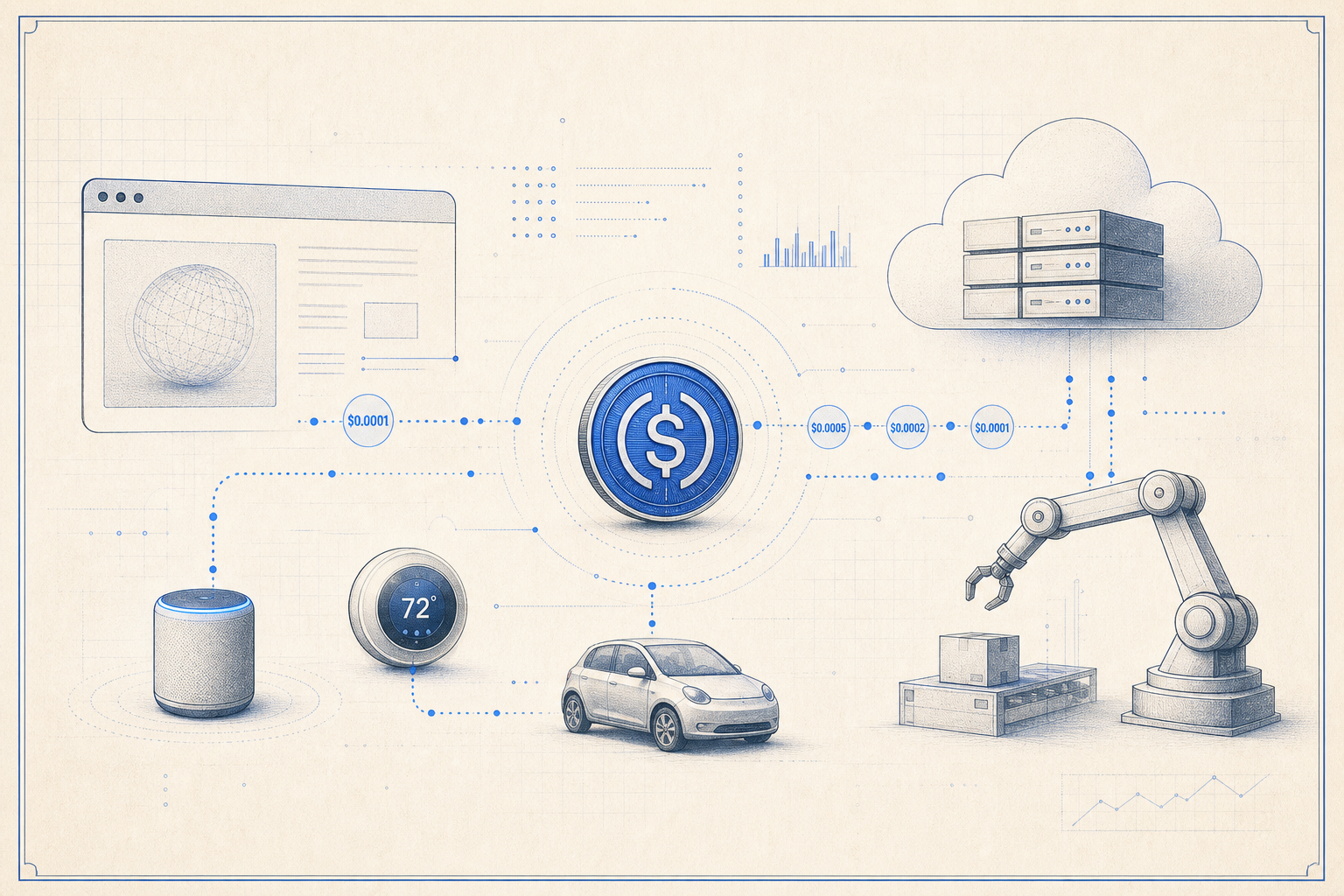 Stablecoin rails are giving micropayments another real-world test in machine commerce