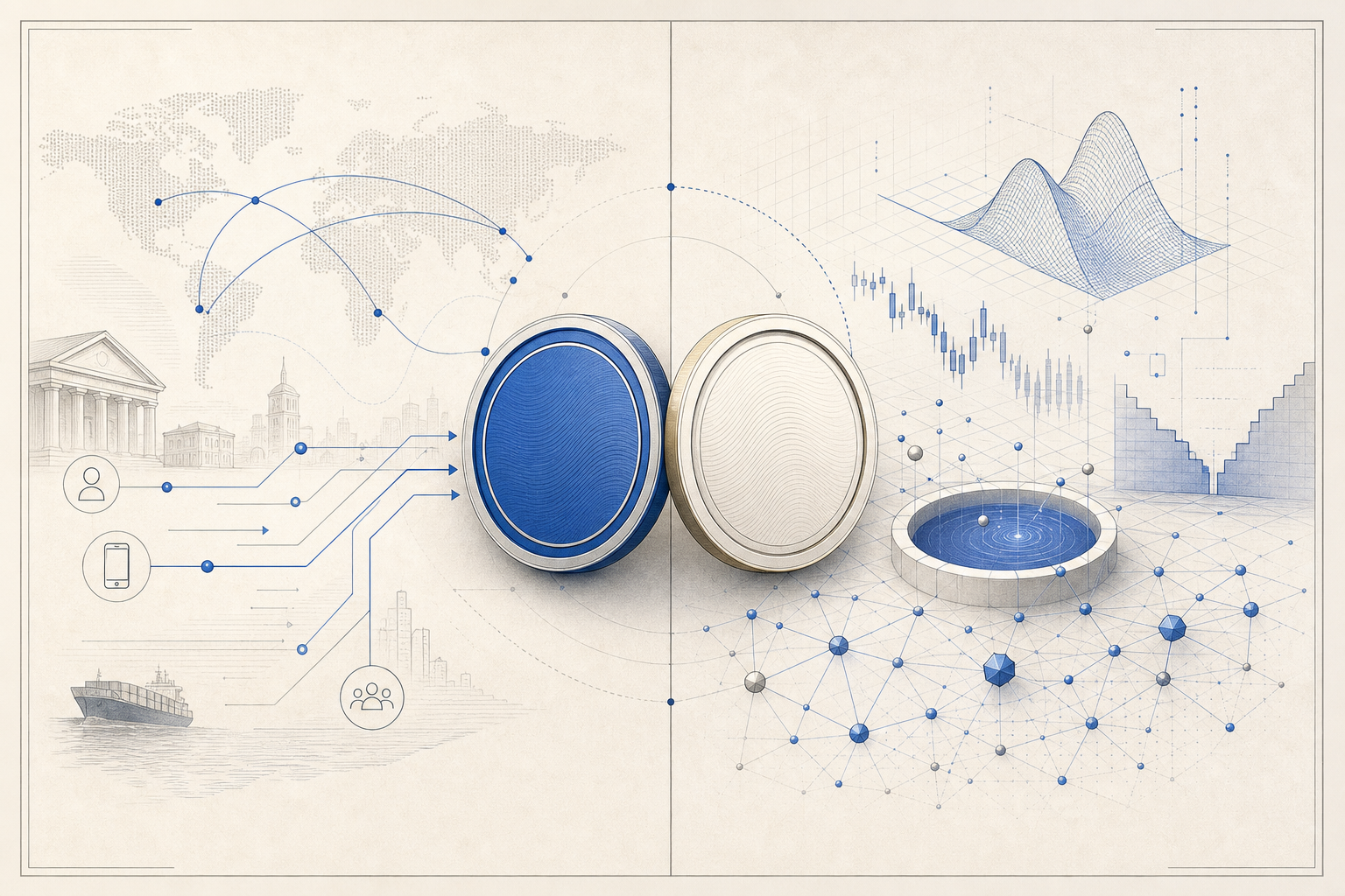 USDT and USDC are separating into two different pieces of financial infrastructure