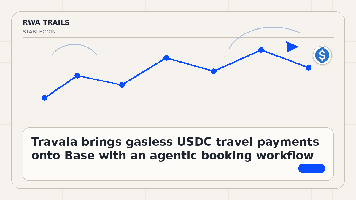 Travala brings gasless USDC travel payments onto Base with an agentic booking workflow