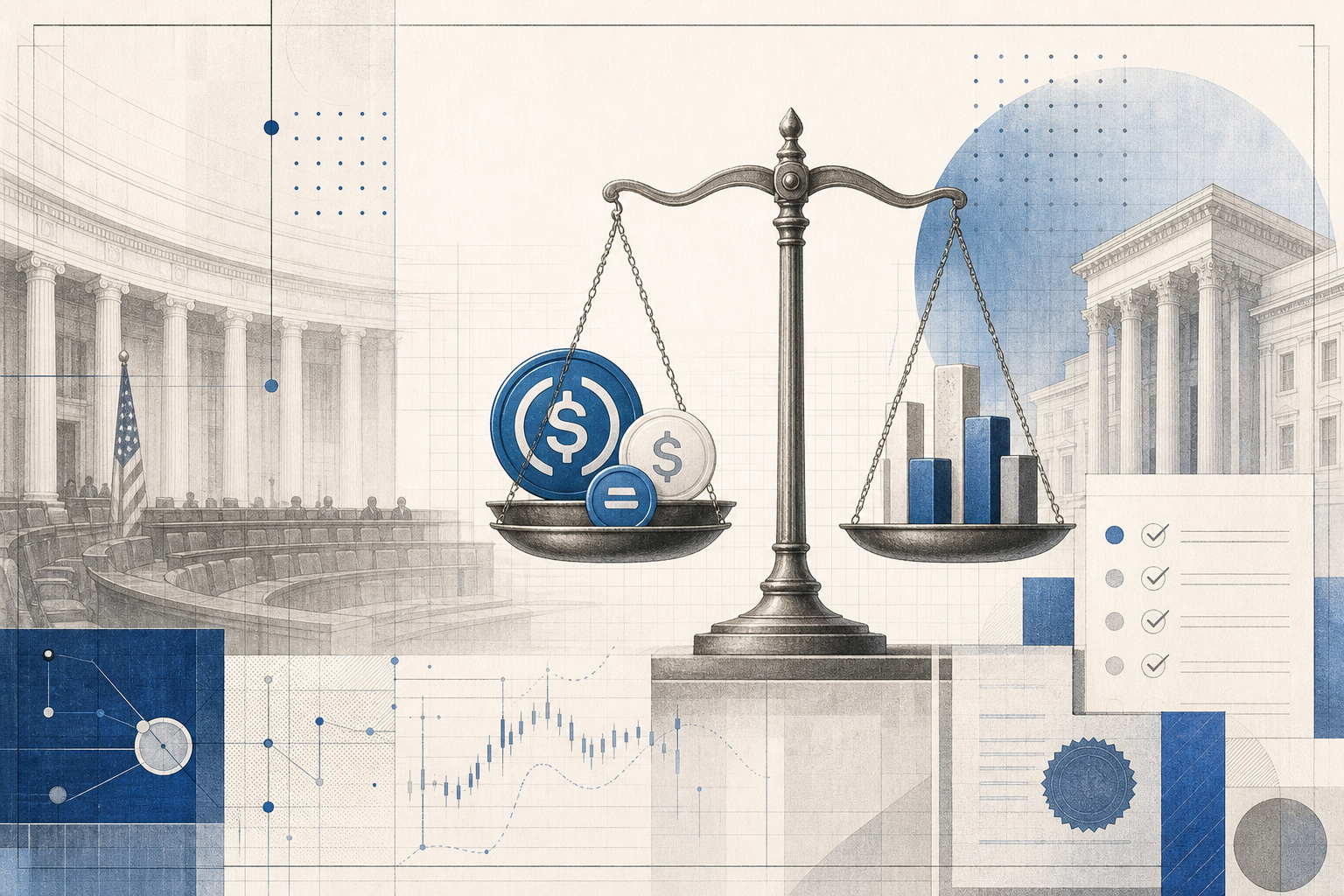 Bank trade groups are pressing the Senate to tighten how the Clarity Act handles stablecoin yield