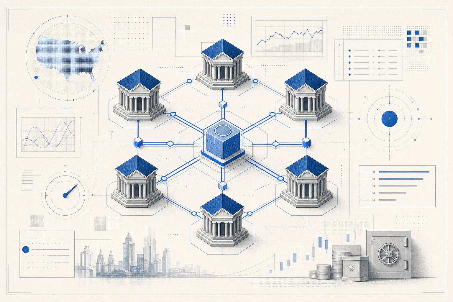 US banks line up a Clearing House-led path from internal deposit tokens to a shared settlement rail